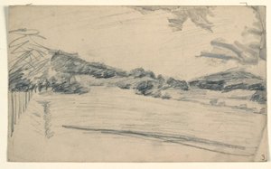 Paisaje con una alameda de Niels Larsen Stevns