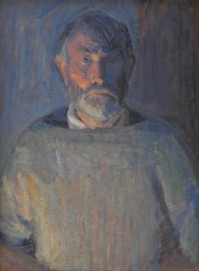 Retrato del artista. Luz de lámpara