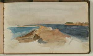 Vista sobre el Øresund, desde los Fuertes de Niels Larsen Stevns