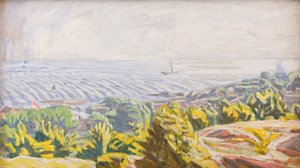 Vista desde Bokul, Gudhjem de Niels Larsen Stevns