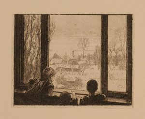 Niños en la ventana