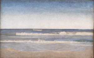 Fuertes Olas en la Costa Oeste de Jutlandia de Niels Skovgaard