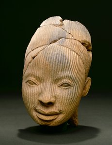Cabeza de una figura, Owo (terracota) de Nigerian