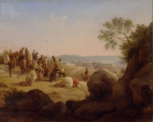 Peregrinos Ante Jerusalén de Nikanor Grigoryevich Chernetsov
