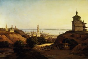 Vista de Yuryev-Povolzhsky, 1851 de Nikanor Grigoryevich Chernetsov