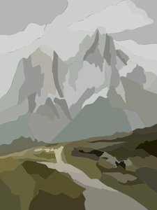 Sendero de montaña alpino de Nikita Jariwala