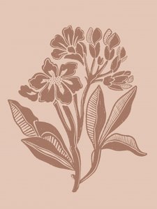 Flores botánicas con tonos terrosos de Nikita Jariwala