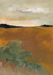 Campo abstracto dorado de Nikita Jariwala