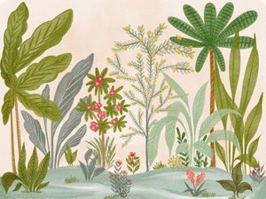 Exuberante jardín tropical de Nikita Jariwala