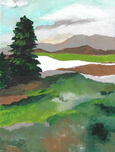 Paisaje montañoso tranquilo de Nikita Jariwala