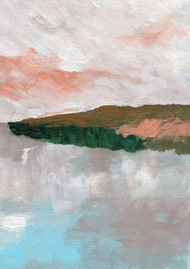Paisaje abstracto y sereno de Nikita Jariwala