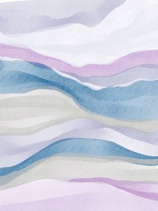 Abstracto sereno en acuarela de Nikita Jariwala
