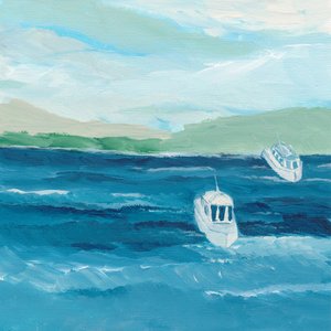 Dos barcos en aguas azules de Nikita Jariwala