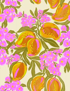 Florecimientos de mango de vivos colores de Nikita Jariwala
