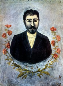 Retrato de un trabajador ferroviario de Niko Pirosmani