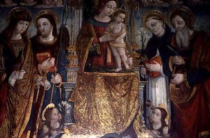 Madonna entronizada de Nikola Bozidarovic