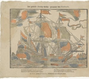 El mayor buque de guerra / genaamt den Eendracht (título en el objeto)