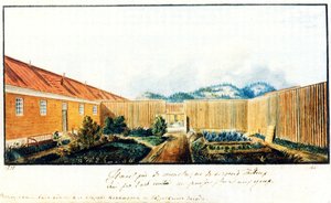 Patio en la prisión de Peter, 1832 de Nikolai Alexandrovich Bestuzhev