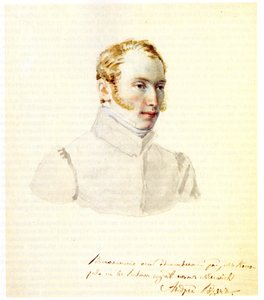 Retrato del Decembrista Barón Andrei von Rosen 1799-1884, 1832