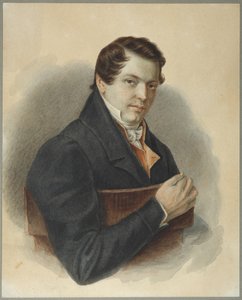 Retrato del Decembrista Mikhail Naryshkin de Nikolai Alexandrovich Bestuzhev