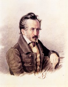 Retrato del decembrista Conde Sergey Volkonsky 1788-1865, años 1840