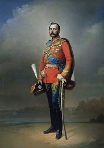 Retrato del Emperador Alejandro II, 1818-1881, 1873 de Nikolai Andreevich Lavrov