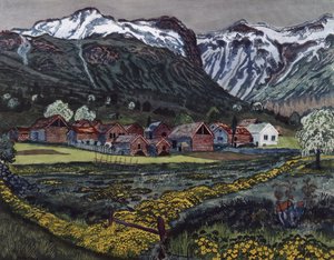 noche de ranúnculo de Nikolai Astrup
