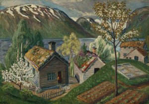 Mistbenken (marco frío) de Nikolai Astrup