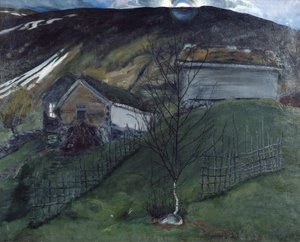 luz de la luna de Nikolai Astrup