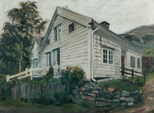 La vicaría en tiempo de lluvia de Nikolai Astrup