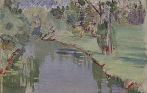 En el río Slavyanka de Nikolai Ivanovich Kulbin
