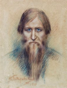 Retrato del místico ruso Grigori Yefimovich Rasputin (Rasputin
