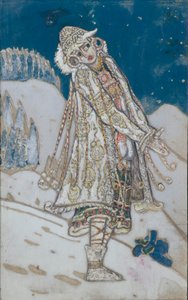 Diseño de vestuario para la obra de teatro La Doncella de Nieve de A. Ostrovsky, 1912 de Nikolai Konstantinowitsch Roerich