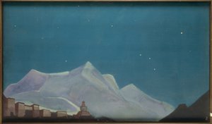 Hemis, monasterio / Pintura de N.K. Roerich de Nikolai Konstantinowitsch Roerich