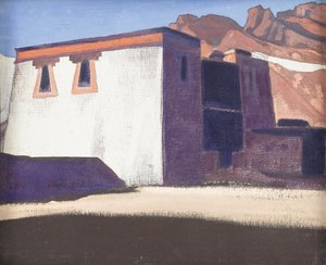 Monasterio Sharugon, Tíbet, 1928 de Nikolai Konstantinowitsch Roerich