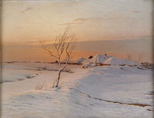 Noche de invierno, 1895 de Nikolai Nikanorovich Dubovskoy