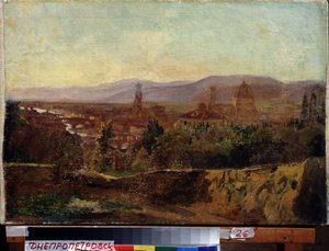 Florencia (Italia) (Florencia). Pintura de Nikolai Nikolayevich Ge (Gay) (1831-1894), óleo sobre lienzo de Nikolai Nikolajevitch Gay
