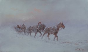 Tormenta de nieve de Nikolai Nikolayevich Karasin