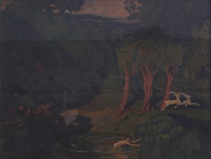 Pan y la ninfa Siringa de Nikolai Pavlovich Ulyanov