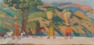 Las colinas de Sabina, 1909-1912 de Nikolai Pavlovich Ulyanov