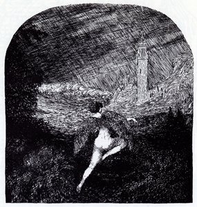 Romanticismo. Revista simbolista Vesy The Balance, 1905
