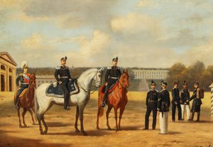 Granaderos en Tsarskoe Selo