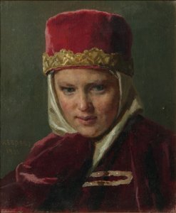 Esposa del boyardo, 1901 de Nikolai Vasilyevich Nevrev