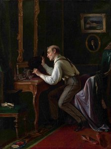En el tocador, 1872 de Nikolai Yakovlevich Gribkov