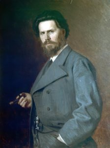 Retrato de I. Kramskoy de Nikolai Yaroshenko
