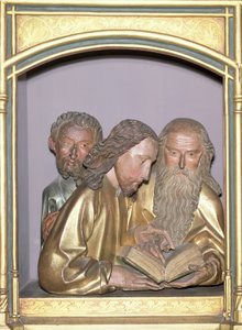 San Jaime el Menor, San Felipe y San Bernabé, del Retablo de Isenheim, c.1490