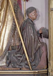 Retablo de Isenheim (detalle de San Agustín y Jean d