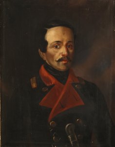 Retrato del poeta Mikhail Lermontov 1814-1841