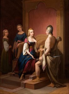 Heimdall devuelve el Brisingamen a Freya, 1846 de Nils Jakob Blommér