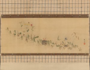 Procesión de insectos, siglo XIX de Nishiyama Kan